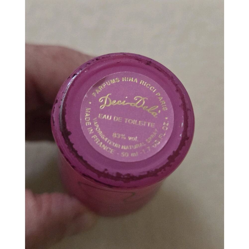 Vintage Deci Dela By Nina Ricci 50 Ml 1.7 Oz. EDT Spray -Empty Bottle - Picture 7 of 11
